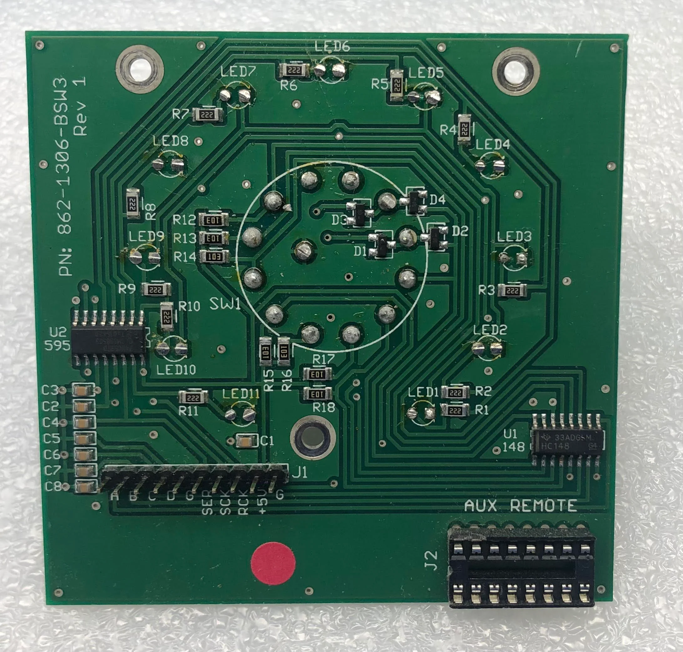 50-ALS1306BS-SM 1306 606 BAND SWITCH PCB ASSEMBLY