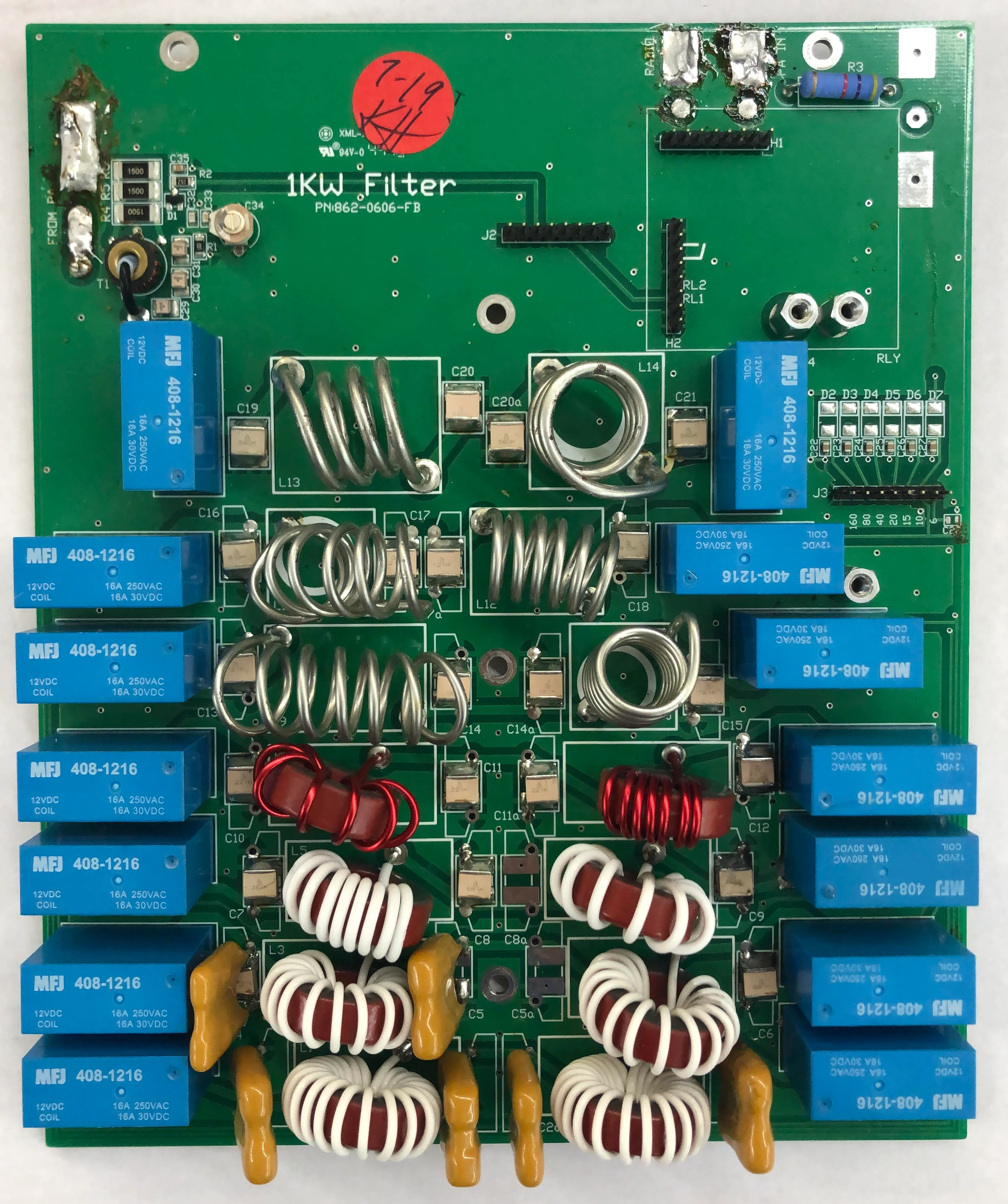 50-ALS606FL-SM ALS-606 low pass filter board complete