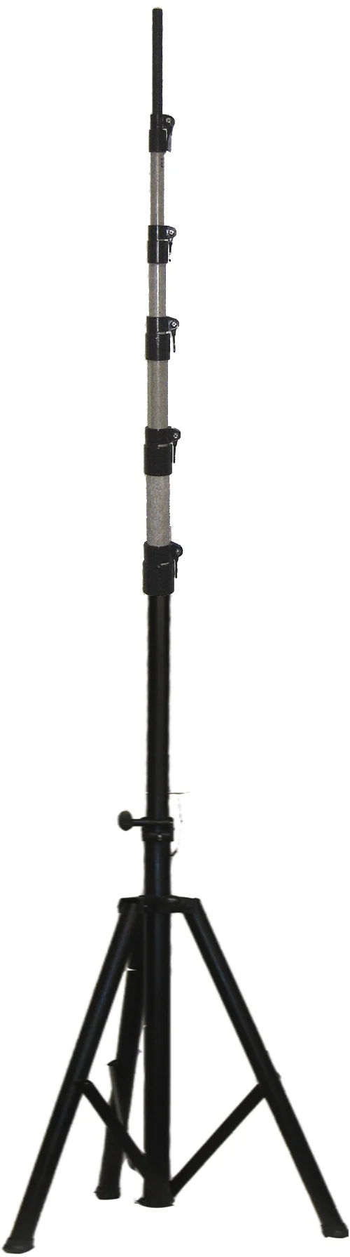 MFJ-1918EX, Get Your Antenna up 10 feet, Strong Steel Tripod, 10 ft Telescoping Fiberglass Mass with QuickClamps