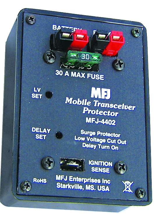 MFJ-4402, MOBILE TRANSCEIVER PROTECTOR