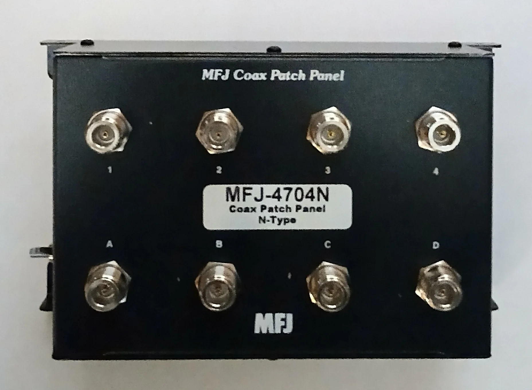MFJ-4704N, Coax Patch Panel, 8 positions, N-Type