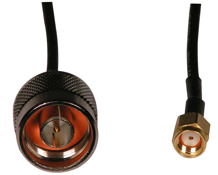 MFJ-5606SR, WIFI CABLE, SMA MALE RP- N MALE, RG174, 6FT