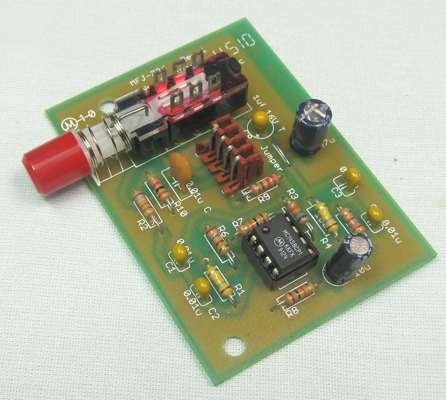 MFJ-726, PLUG-IN AUDIO FILTER FOR MFJ-90XX CW QRP XCEIVER