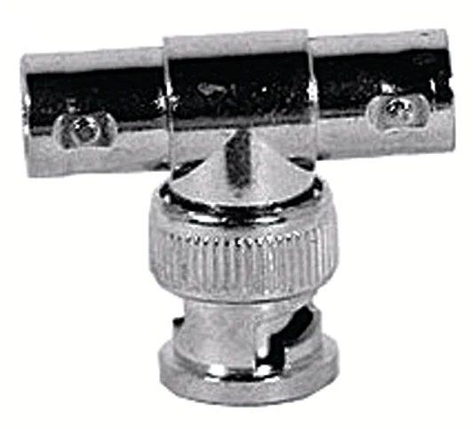 MFJ-7761, CONNECTOR, BNC MALE TO 2 FEMALE, T